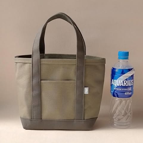 4種類のパーツのカラーをそれぞれ選択 オリジナルトートおつくりします【カラーオーダー】自立する倉敷産帆布のしっかりミニトート